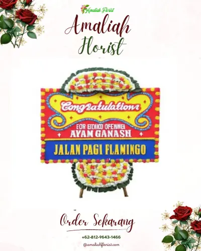 Bunga Papan Congratulation di Madukoro